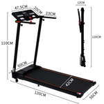 Metal-Frame Home Treadmill