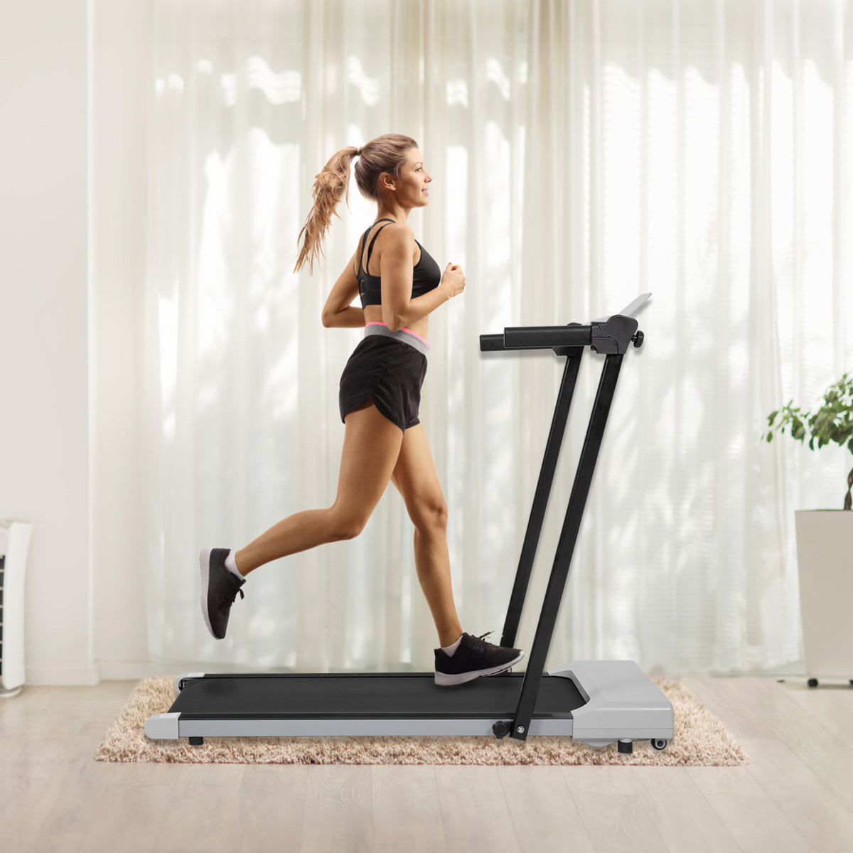 Treadmills For Home, Treadmill With LED For Walking & Running