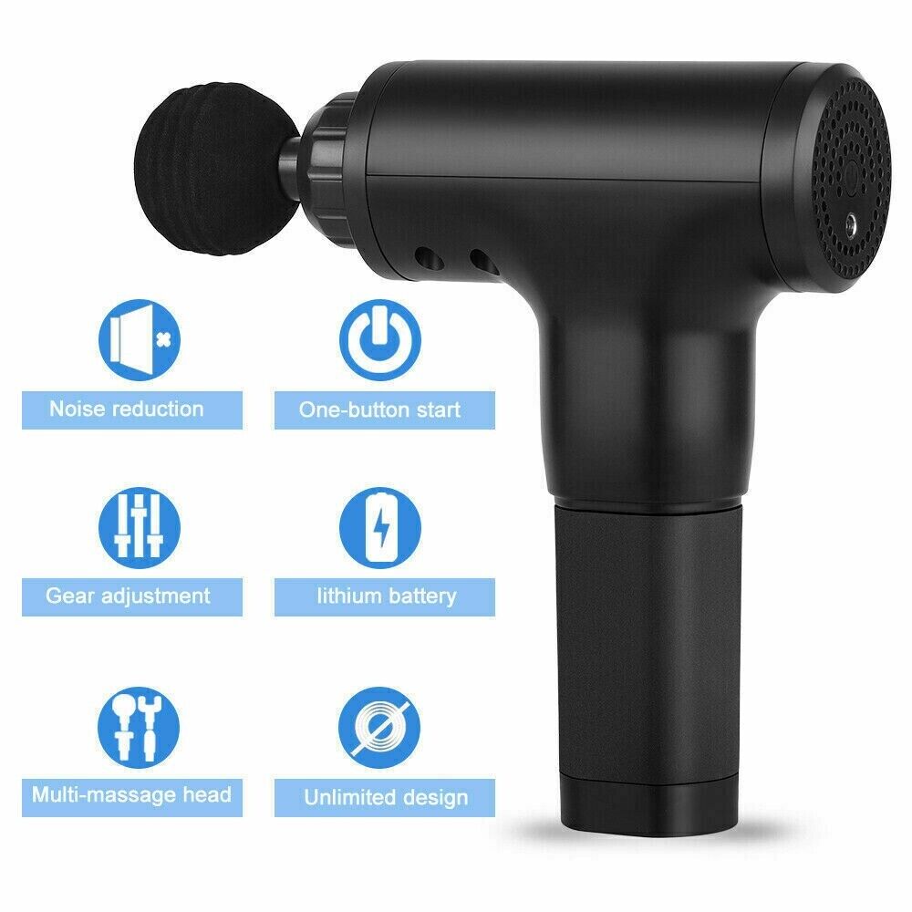 Massage Gun with 4 Heads for different muscle areas