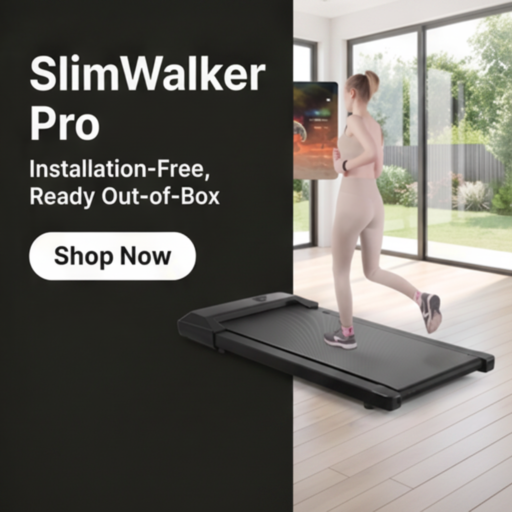 DeerRun SlimWalker Pro | Silent Office Treadmill