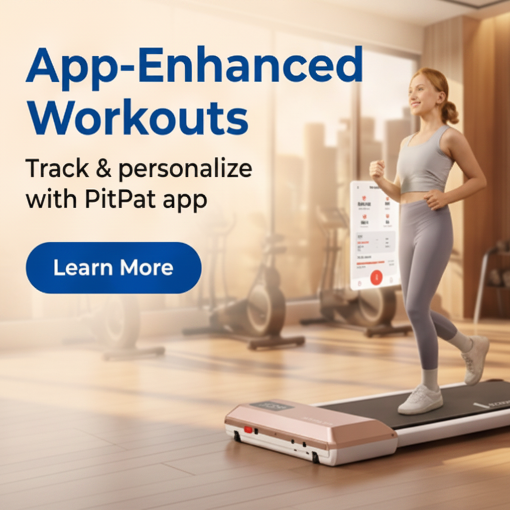 SmartMove Treadmill: Sleek, Remote & App-Enhanced