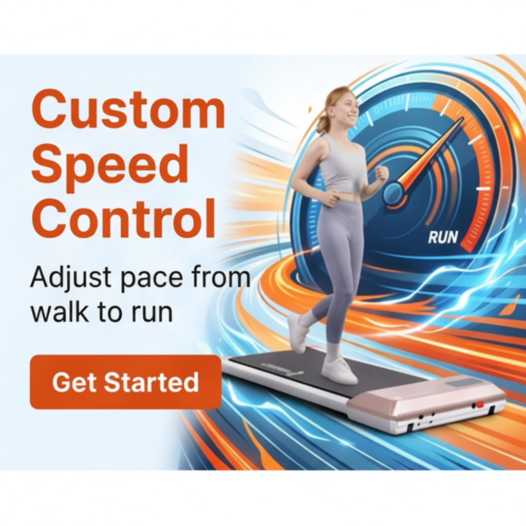 SmartMove Treadmill: Sleek, Remote & App-Enhanced