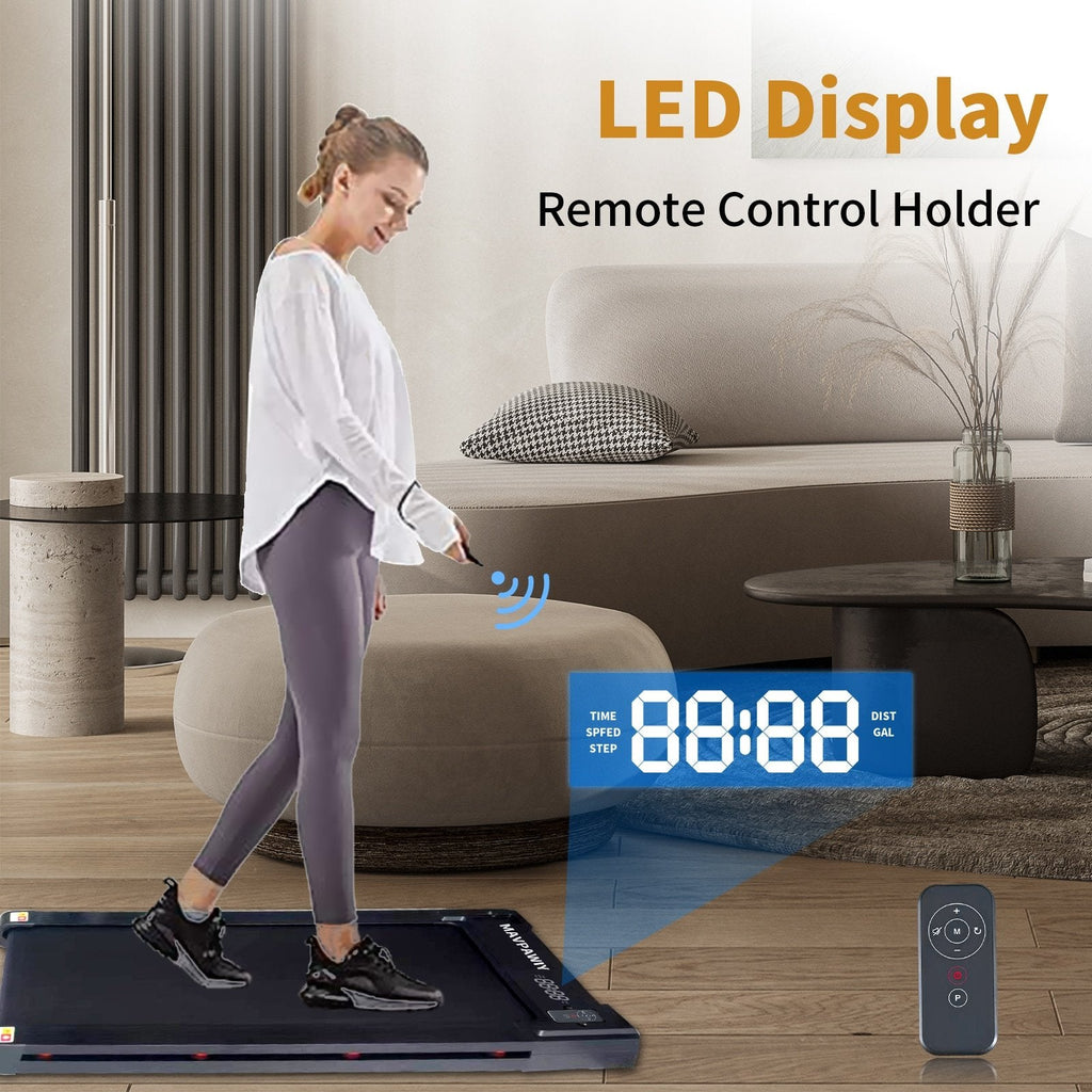 Under-table Treadmill usable during calls, meetings and while writing E-Mails