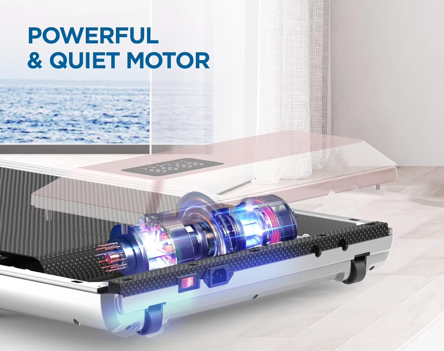 SmartMove Treadmill: Sleek, Remote & App-Enhanced