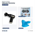 Ultimate Recovery Bundle — Massage Gun + Heated Lumbar Pillow + Neck Stretcher
