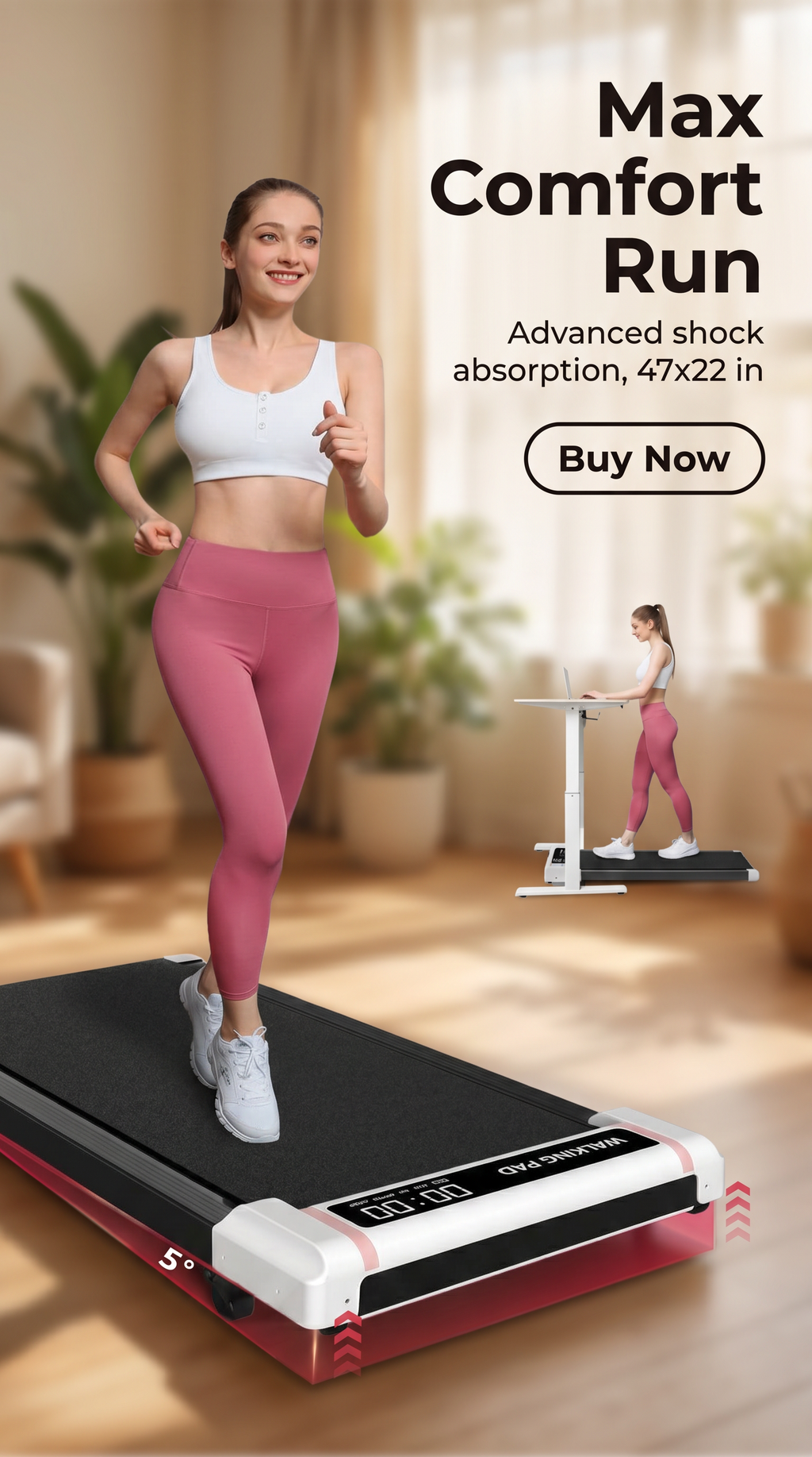 NOTIUS Elite Slim Incline Treadmill