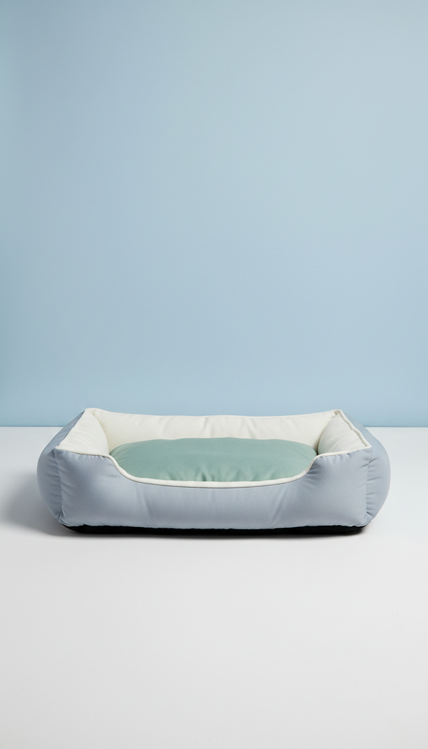 Memory foam pet bed with washable cover