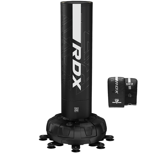 RDX Home Boxing Station Black - RDX F6 free-standing punch bag included in the bundle